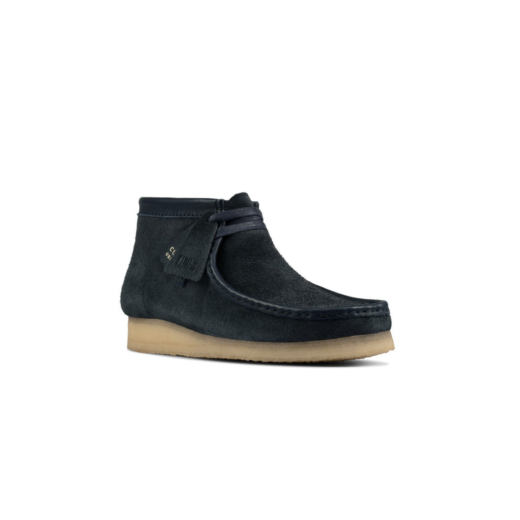 Clarks - Bottes Wallabee Boot - Navy Hairy Suede - Homme
