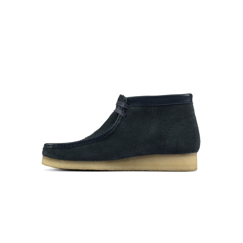 Clarks - Bottes Wallabee Boot - Navy Hairy Suede - Homme
