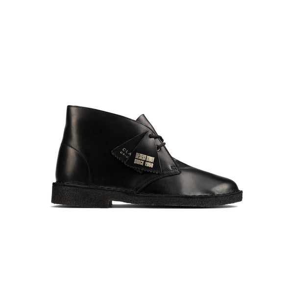 Clarks - Bottes Desert Boot - Black Polished - Homme