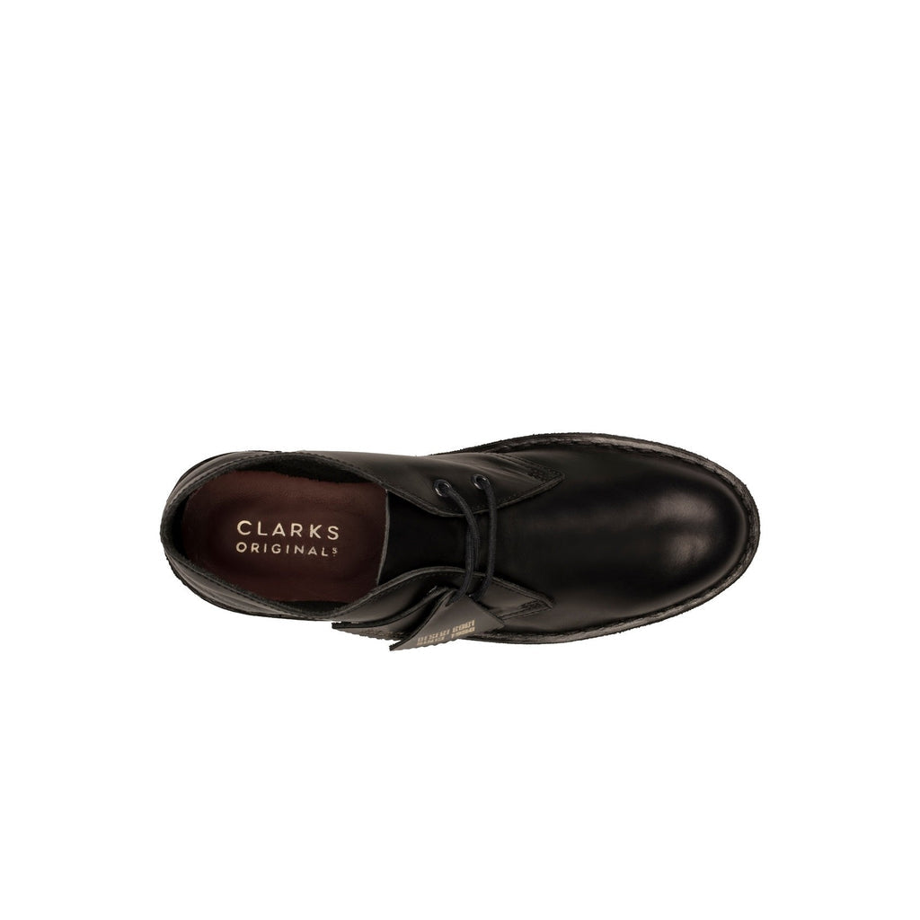 Clarks - Bottes Desert Boot - Black Polished - Homme