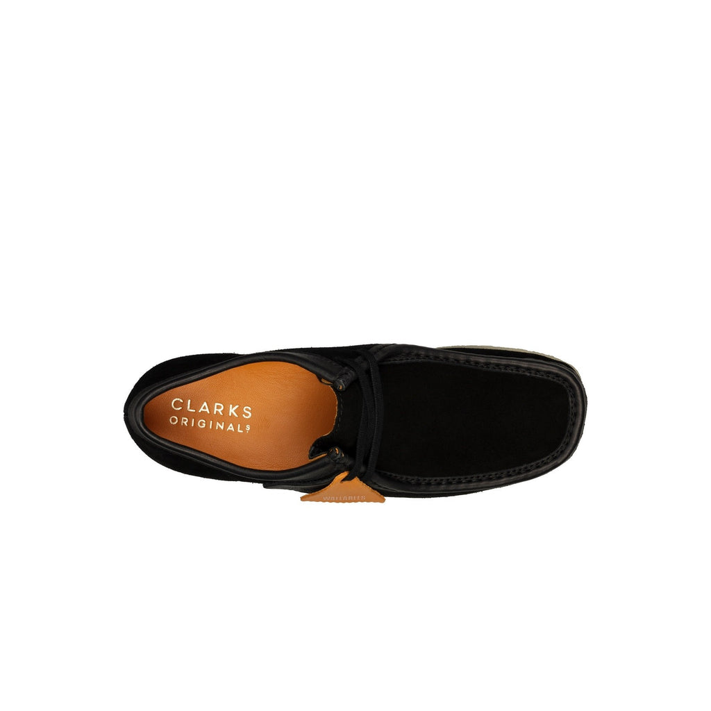 Clarks - Chaussures Wallabee - Black Combi - Homme