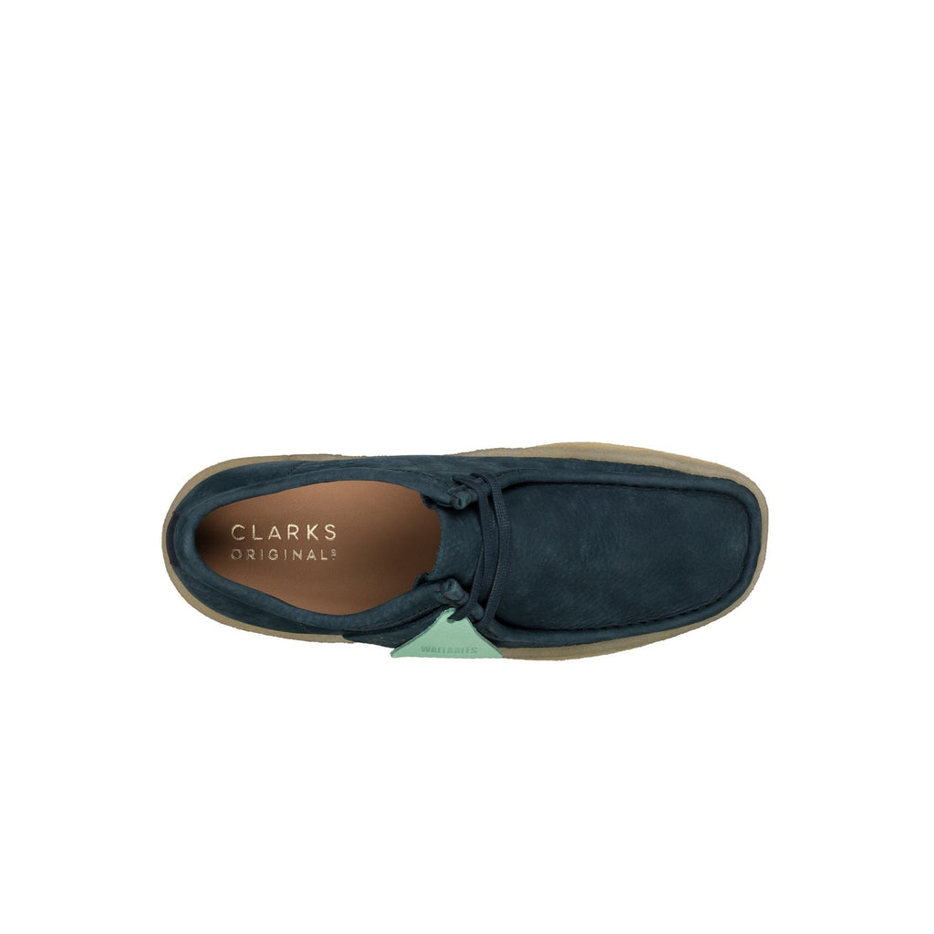 Clarks - Chaussures Wallabee Cup - Blue Nubuck - Homme
