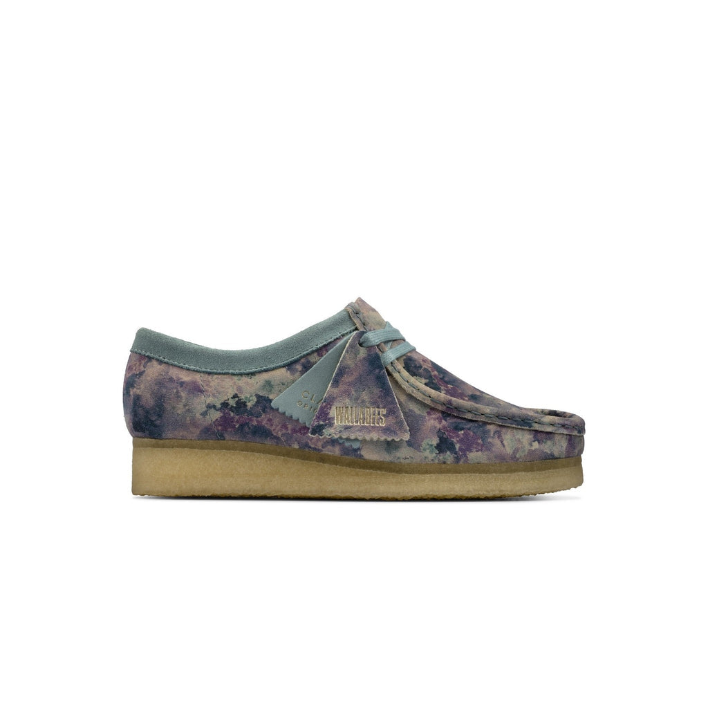 Clarks - Chaussures Wallabee - Blue Print - Femme