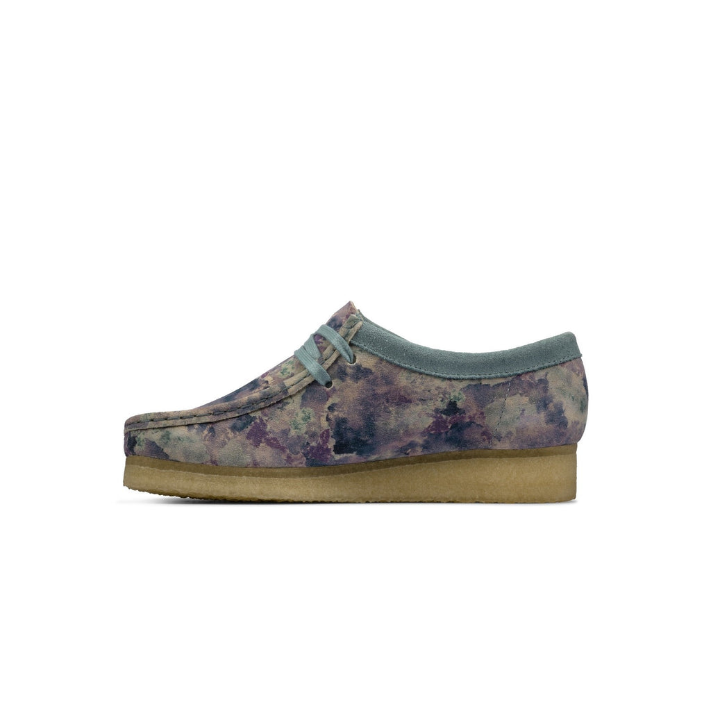 Clarks - Chaussures Wallabee - Blue Print - Femme