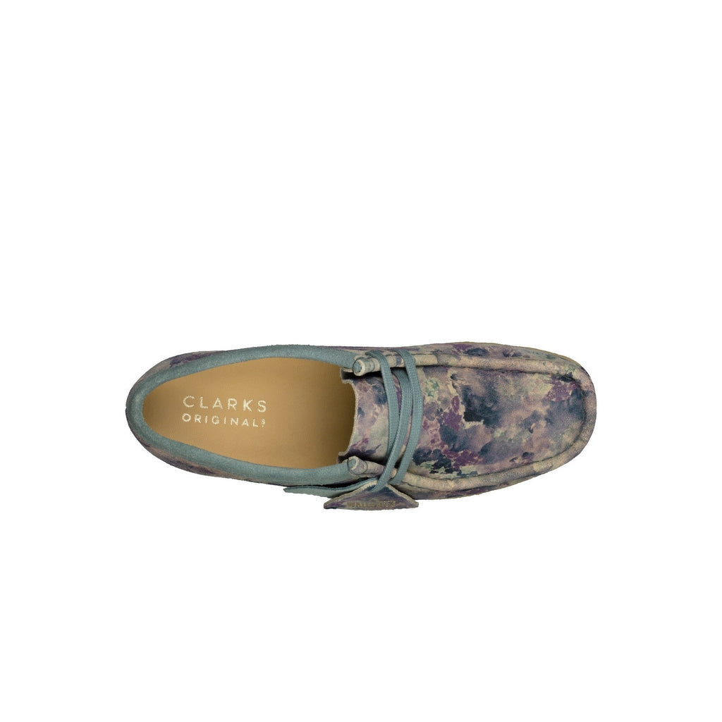 Clarks - Chaussures Wallabee - Blue Print - Femme