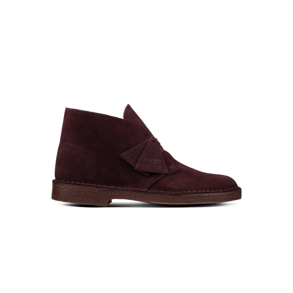 Clarks - Bottes Desert Boot - Burgundy - Homme