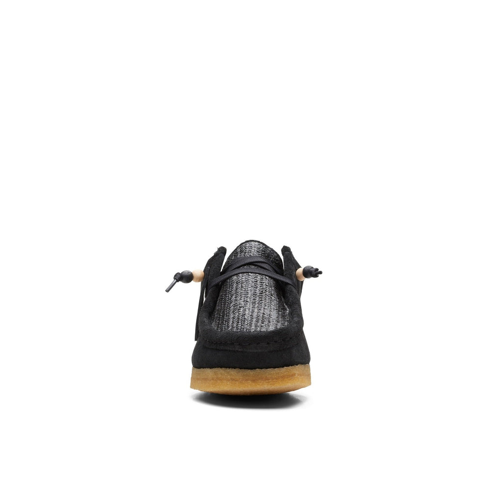Clarks - Chaussures Wallabee - Black Raffia - Femme