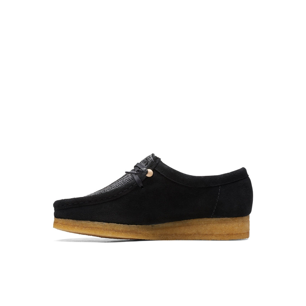 Clarks - Chaussures Wallabee - Black Raffia - Femme