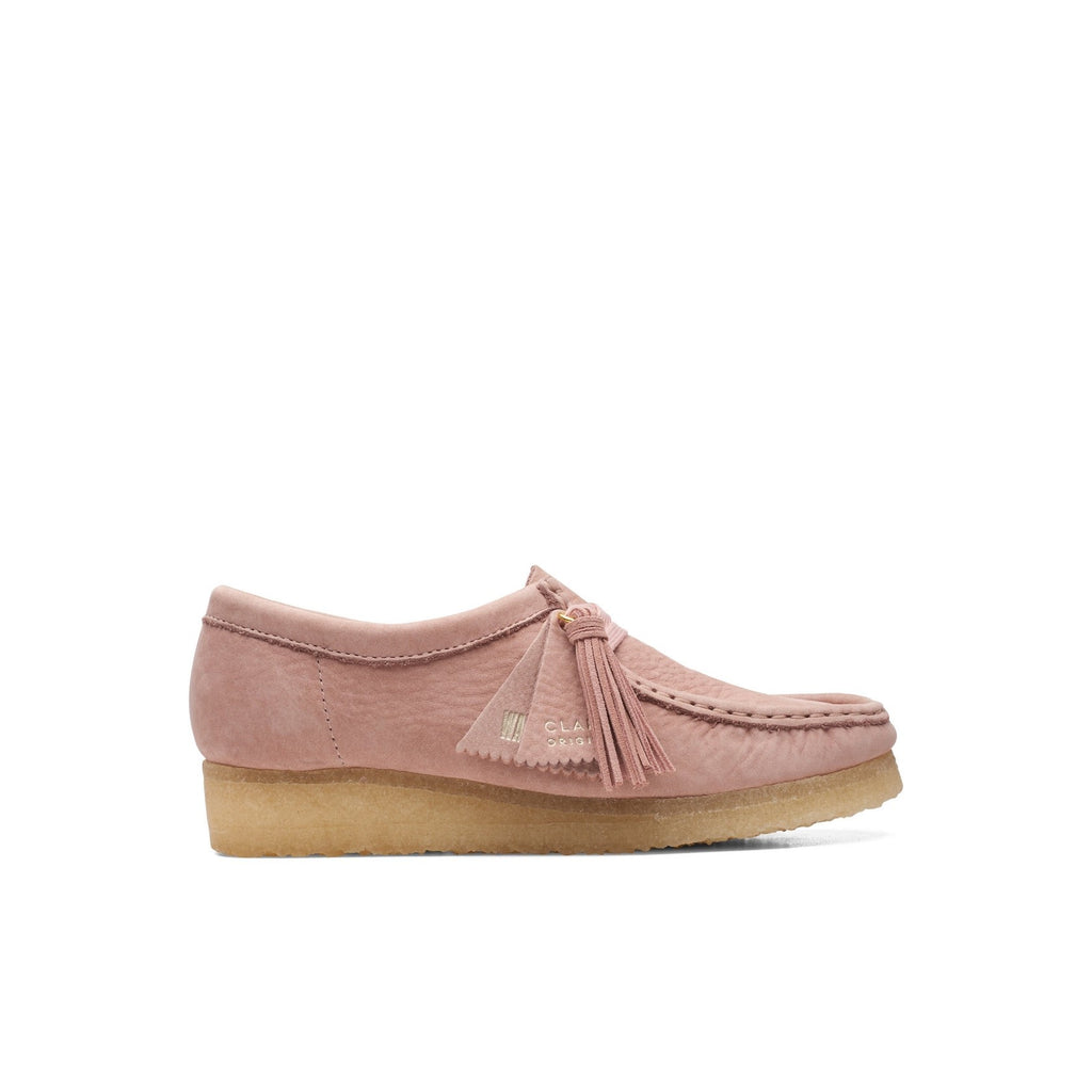 Clarks - Chaussures Wallabee - Blush Pink Lea - Femme