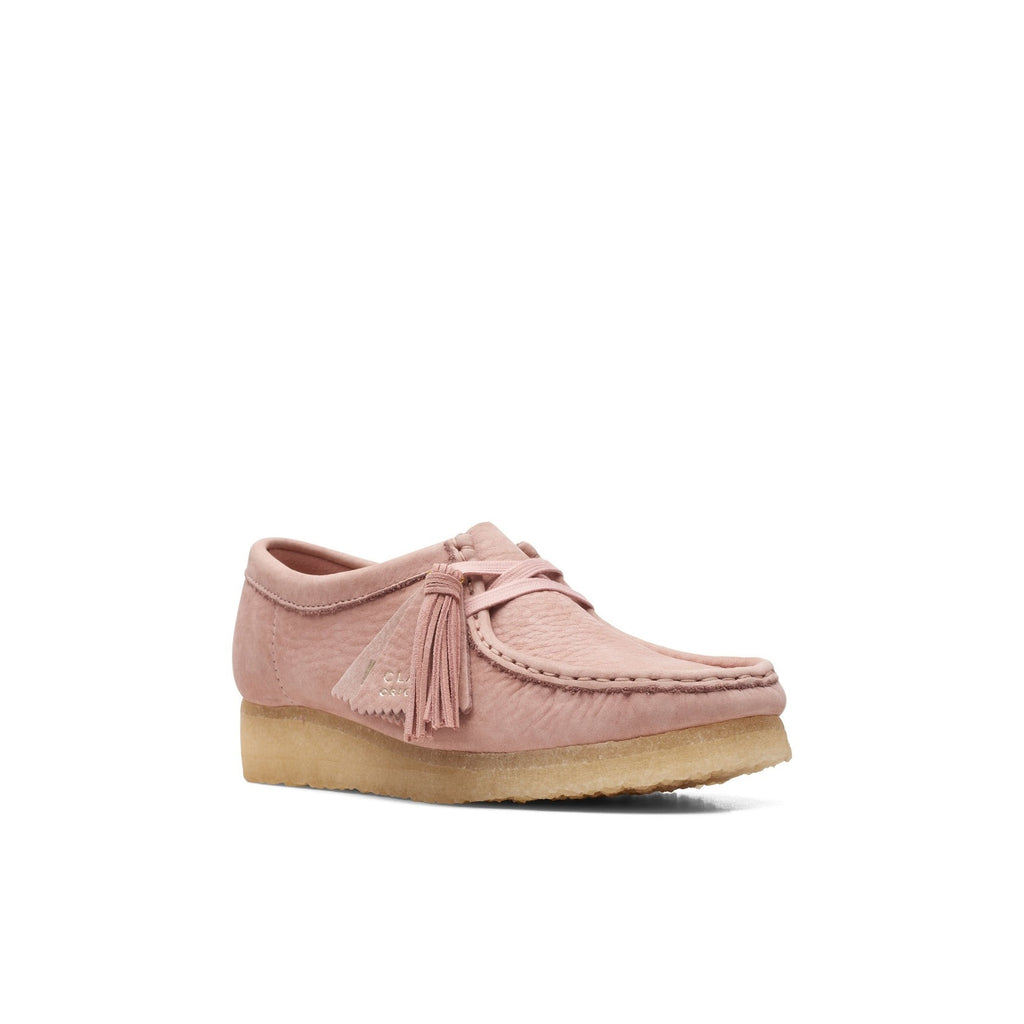 Clarks - Chaussures Wallabee - Blush Pink Lea - Femme