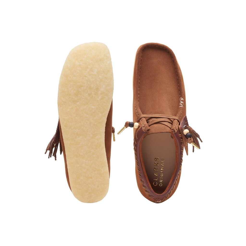 Clarks - Chaussures Wallabee - Dark Tan Combi - Homme
