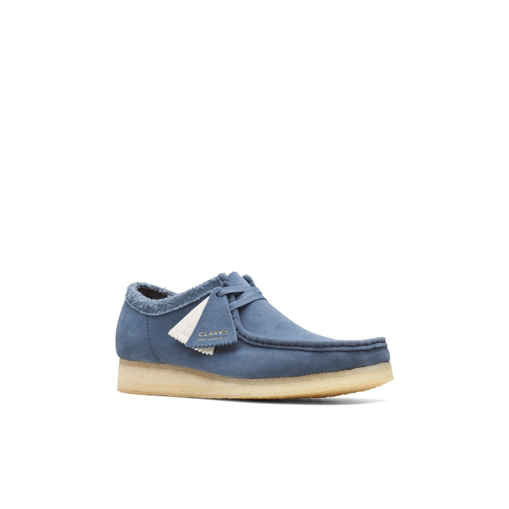 Clarks - Chaussures Wallabee - Blue Suede - Homme