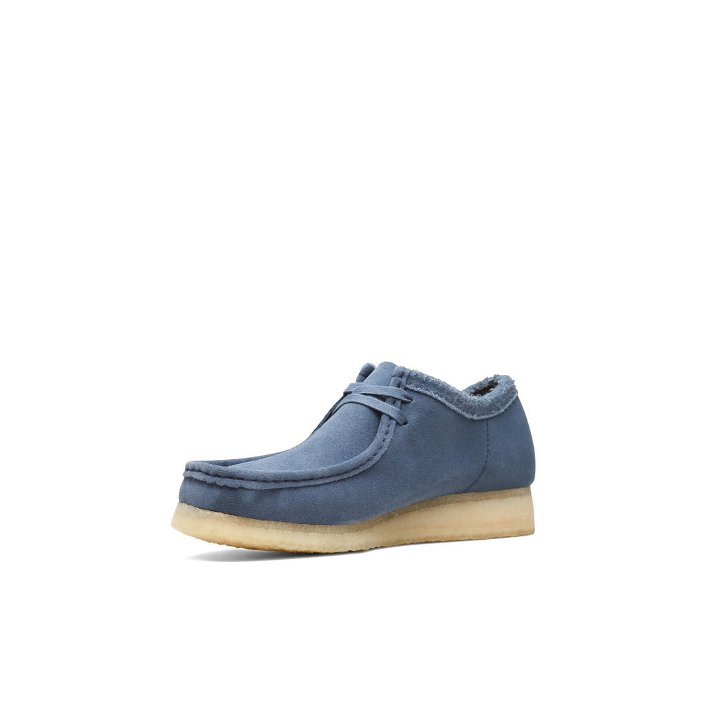 Clarks - Chaussures Wallabee - Blue Suede - Homme