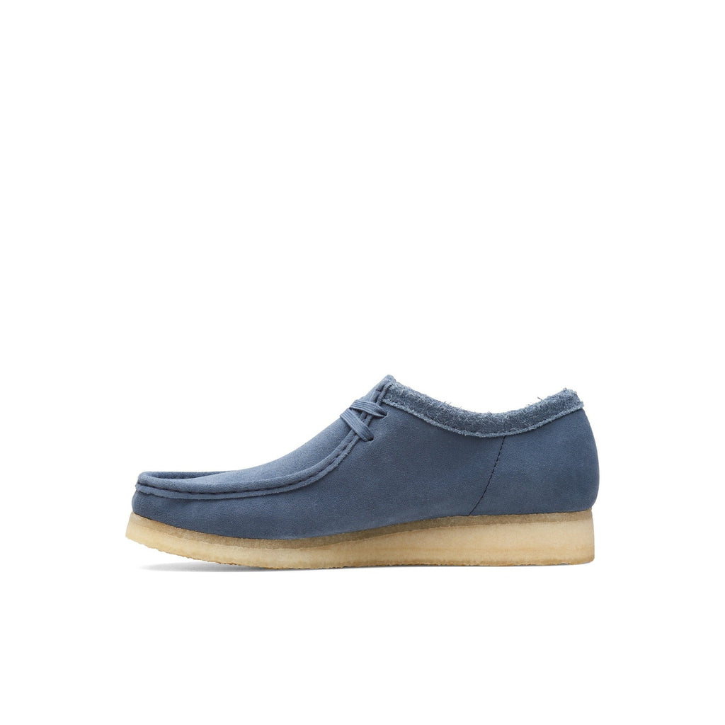 Clarks - Chaussures Wallabee - Blue Suede - Homme