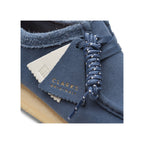 Clarks - Chaussures Wallabee - Blue Suede - Homme