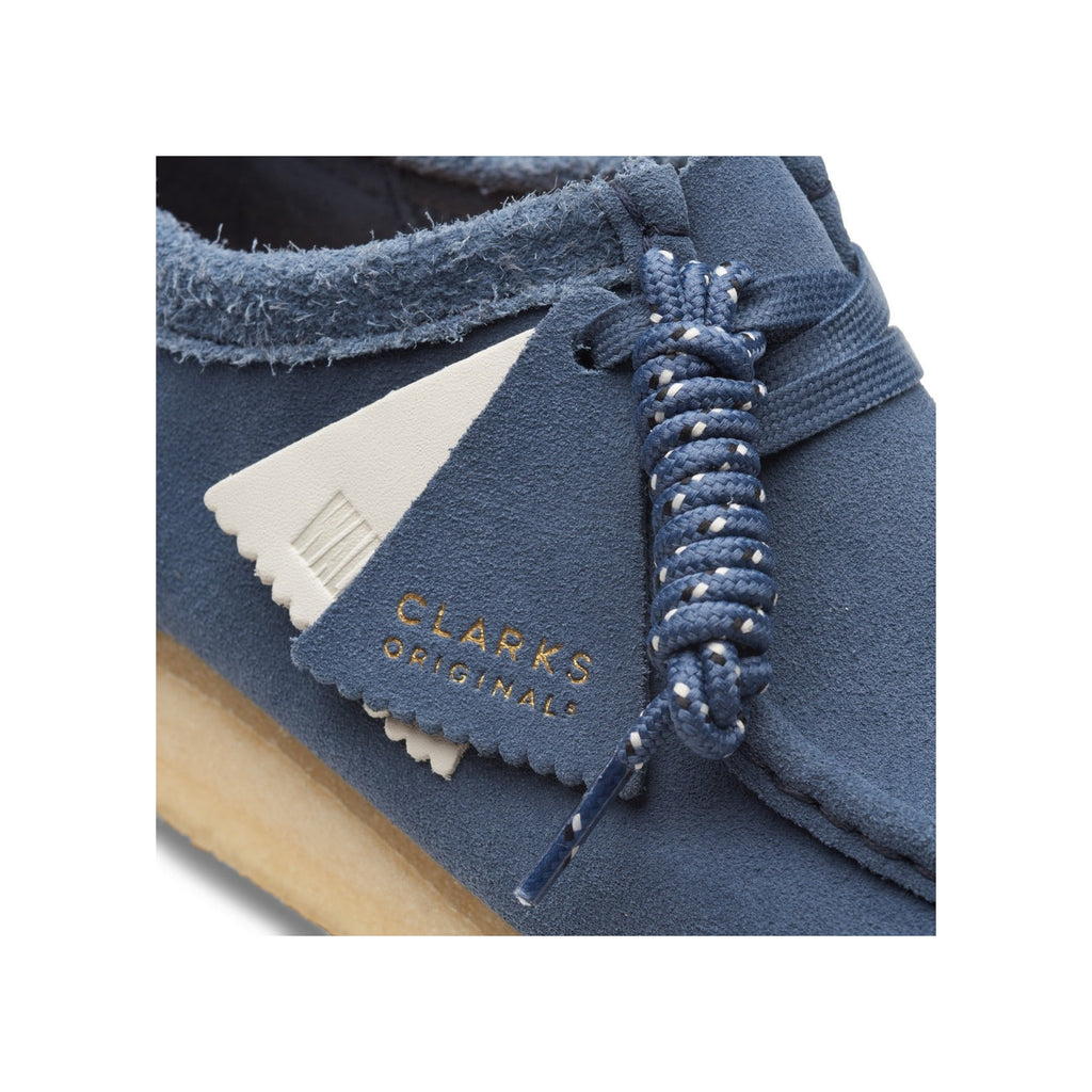 Clarks - Chaussures Wallabee - Blue Suede - Homme
