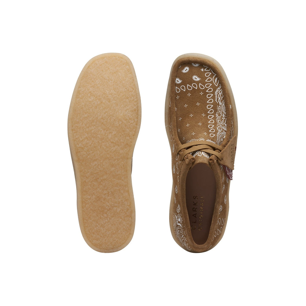 Clarks - Chaussures Wallabee Cup - Dark Olive Print - Homme