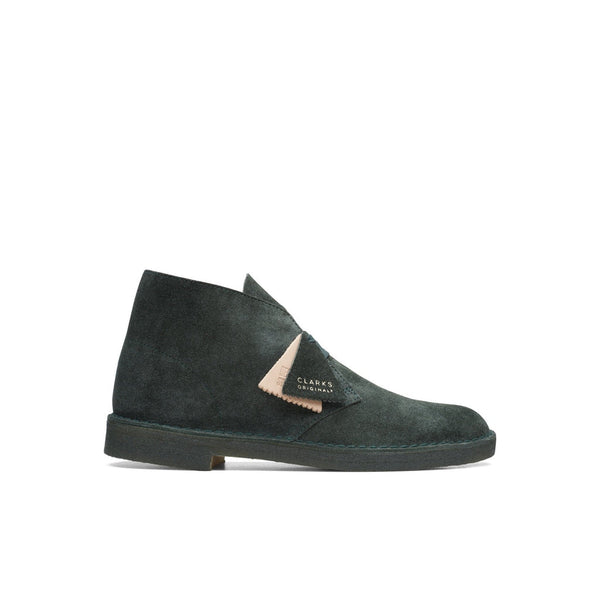 Clarks - Bottes Desert Boot - Drk Green Hairy - Homme