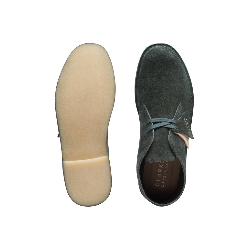 Clarks - Bottes Desert Boot - Drk Green Hairy - Homme