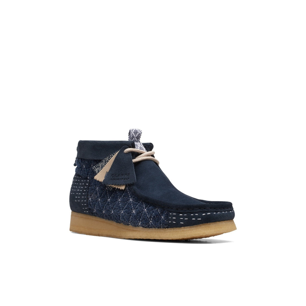 Clarks - Bottes Wallabee Boot - Navy Sashiko - Homme