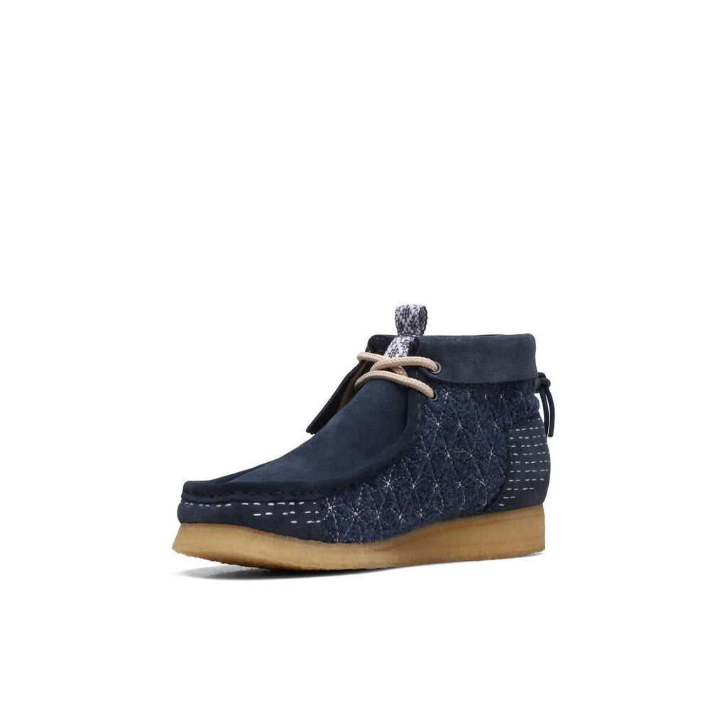 Clarks - Bottes Wallabee Boot - Navy Sashiko - Homme