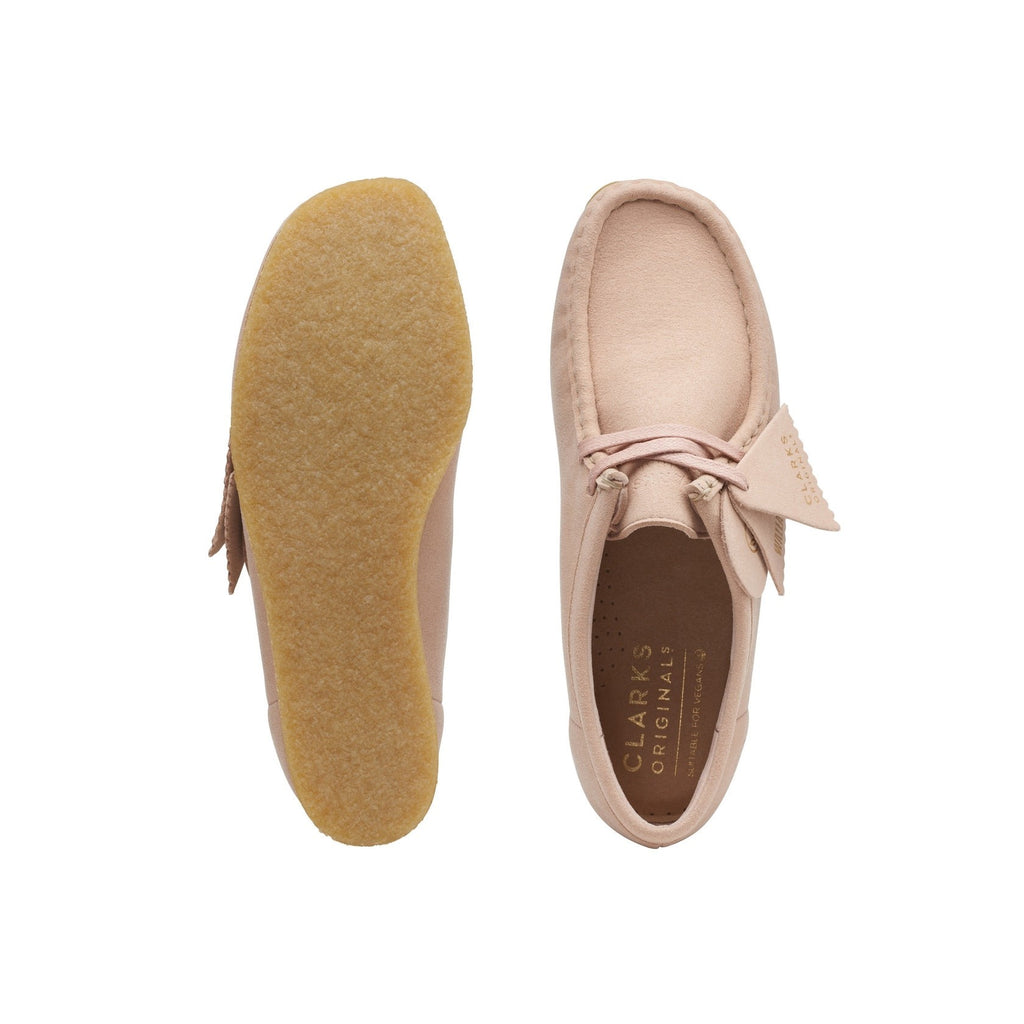 Clarks - Chaussures Wallabee - Blush Synthetic - Femme