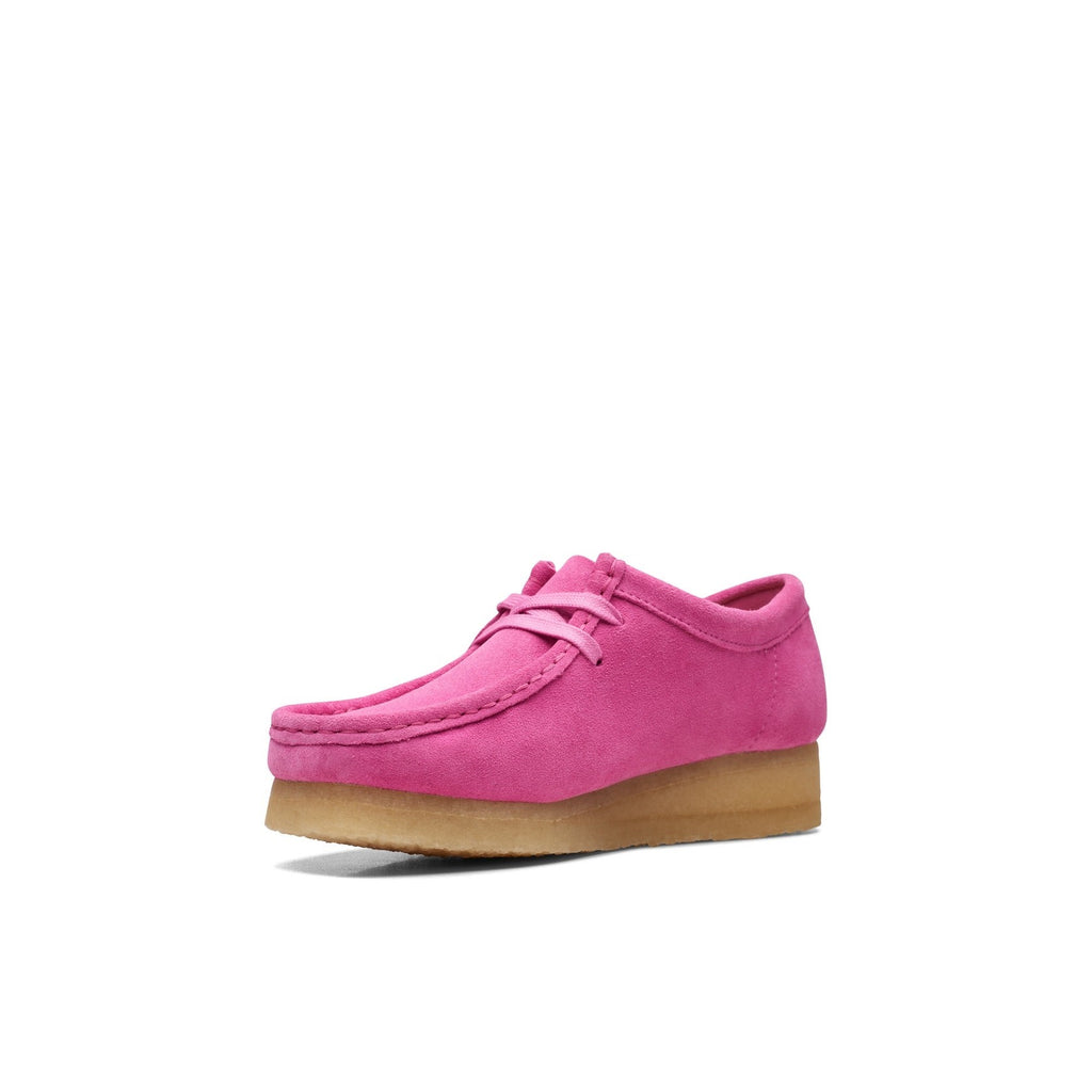 Clarks - Chaussures Wallabee - Pink Suede - Femme