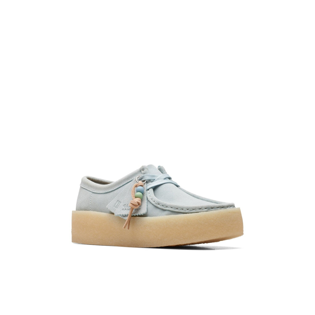 Clarks - Chaussures Wallabee Cup - Blue Suede - Femme