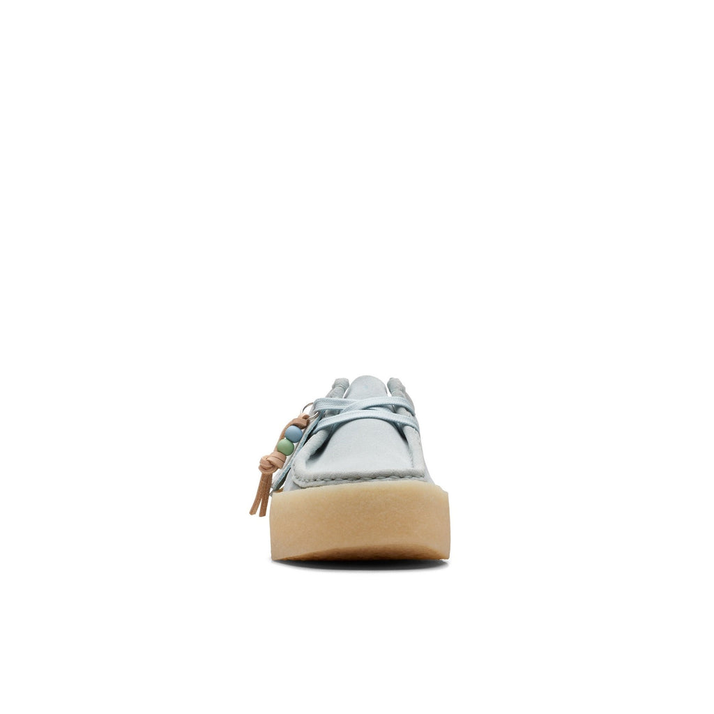Clarks - Chaussures Wallabee Cup - Blue Suede - Femme