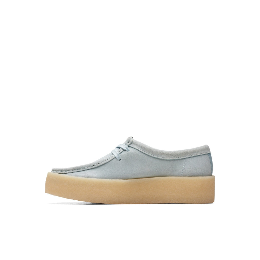 Clarks - Chaussures Wallabee Cup - Blue Suede - Femme