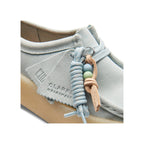 Clarks - Chaussures Wallabee Cup - Blue Suede - Femme