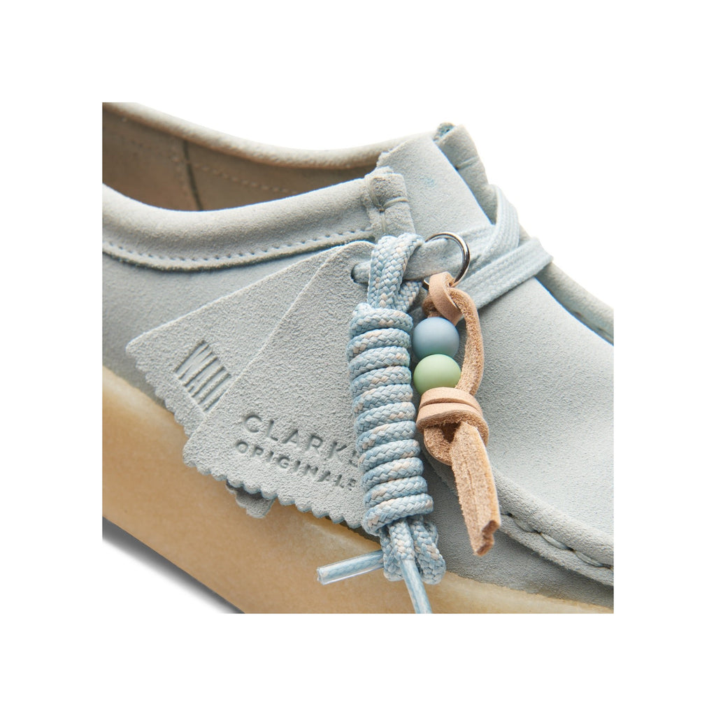 Clarks - Chaussures Wallabee Cup - Blue Suede - Femme