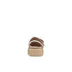 Clarks - Sandales Crepe Slide - Sand Suede - Femme