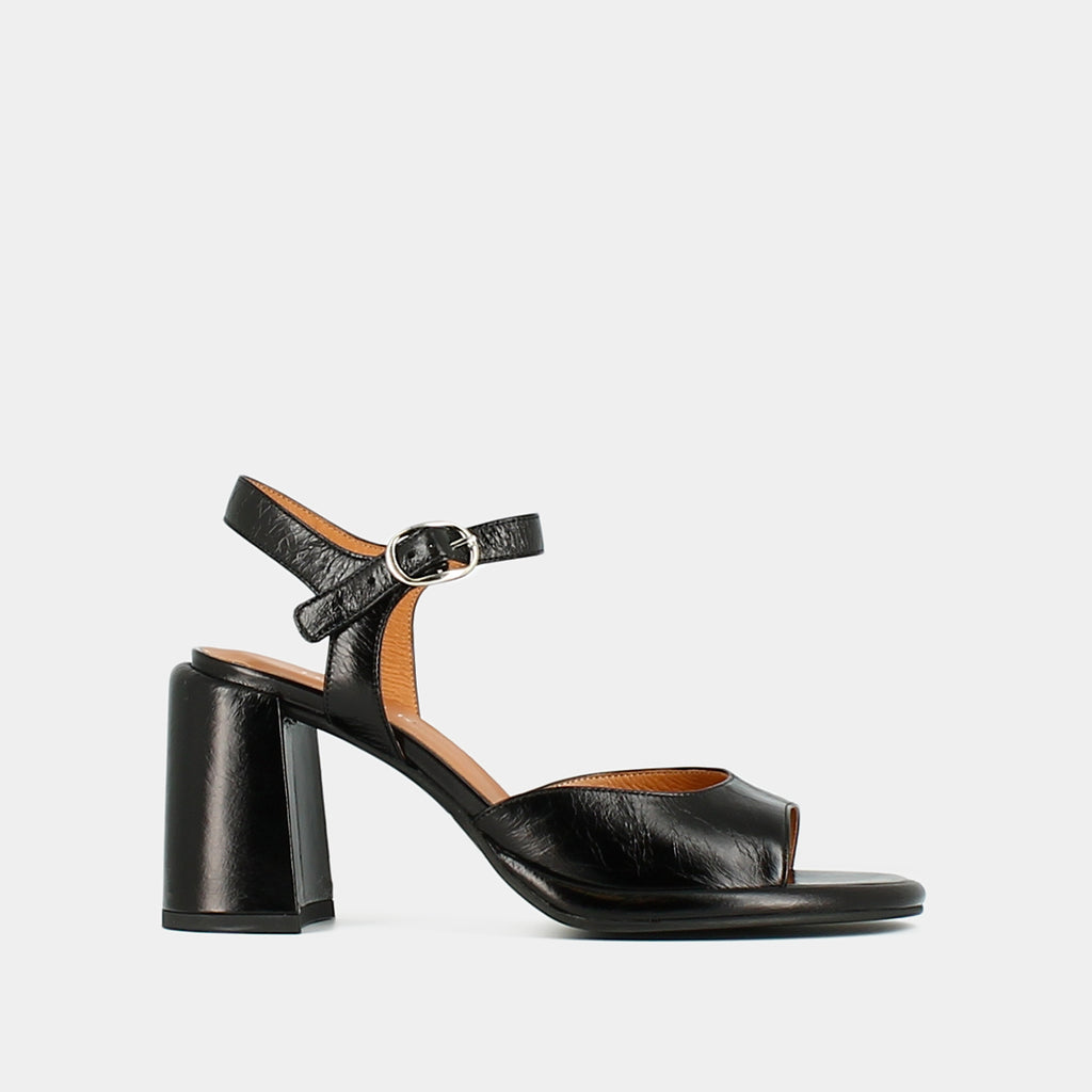 Jonak - Sandales Dare Cuir Brillant - Noir