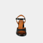 Jonak - Sandales Dare Cuir Brillant - Noir