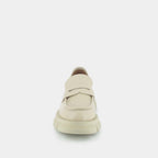 Jonak - Mocassins Diaq Cuir Glace - Ecru