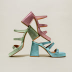 Jonak - Sandales Donzelle Cuir Metallise - Turquoise