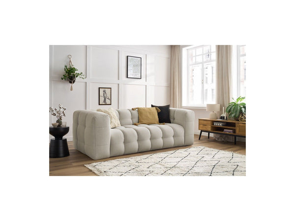 Cloud - Canapé Droit Fixe 3 Places - Tissu Lisse