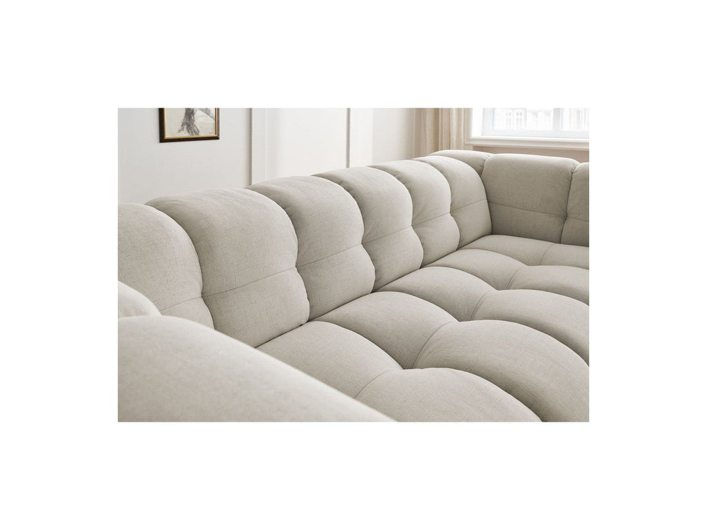 Cloud - Canapé Droit Fixe 3 Places - Tissu Lisse