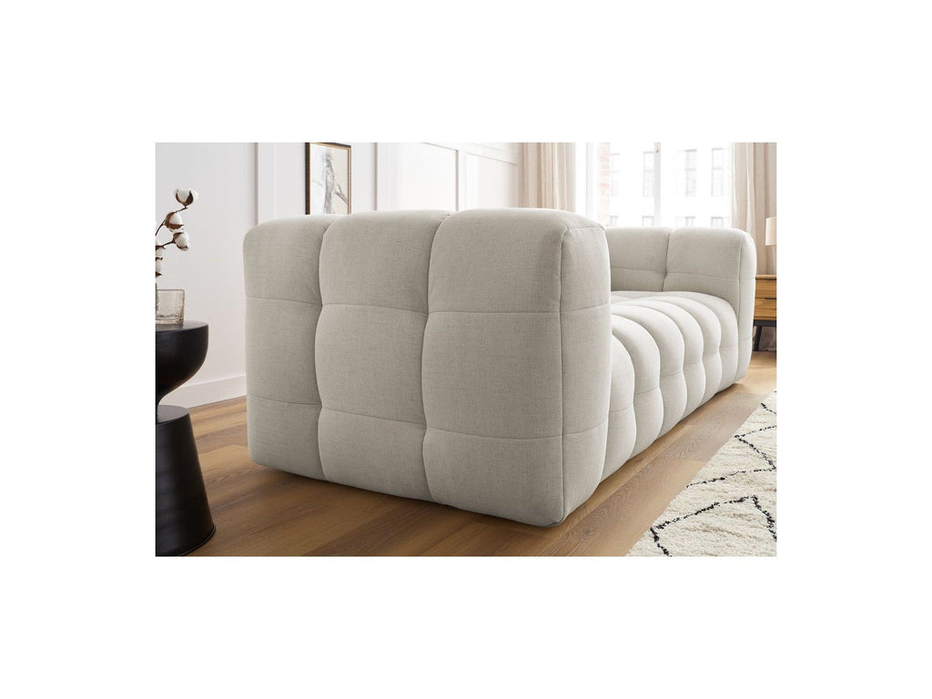 Cloud - Canapé Droit Fixe 3 Places - Tissu Lisse