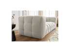 Cloud - Canapé Droit Fixe 3 Places - Tissu Lisse