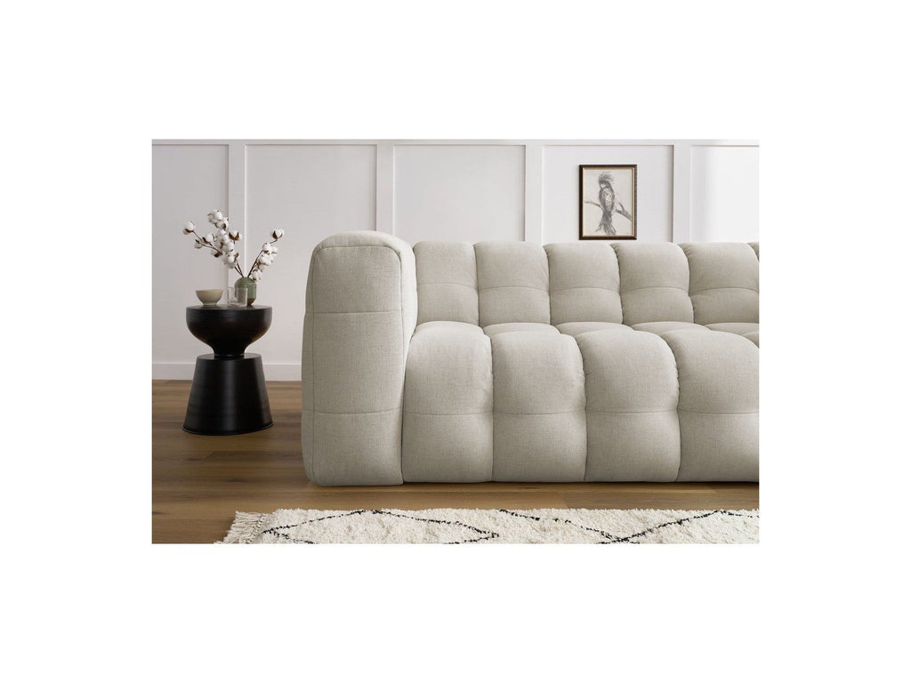 Cloud - Canapé Droit Fixe 3 Places - Tissu Lisse