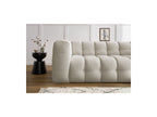Cloud - Canapé Droit Fixe 3 Places - Tissu Lisse