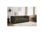 Cloud - Canapé Droit Fixe 3 Places - Tissu Lisse