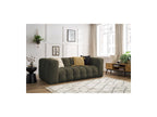 Cloud - Canapé Droit Fixe 3 Places - Tissu Lisse