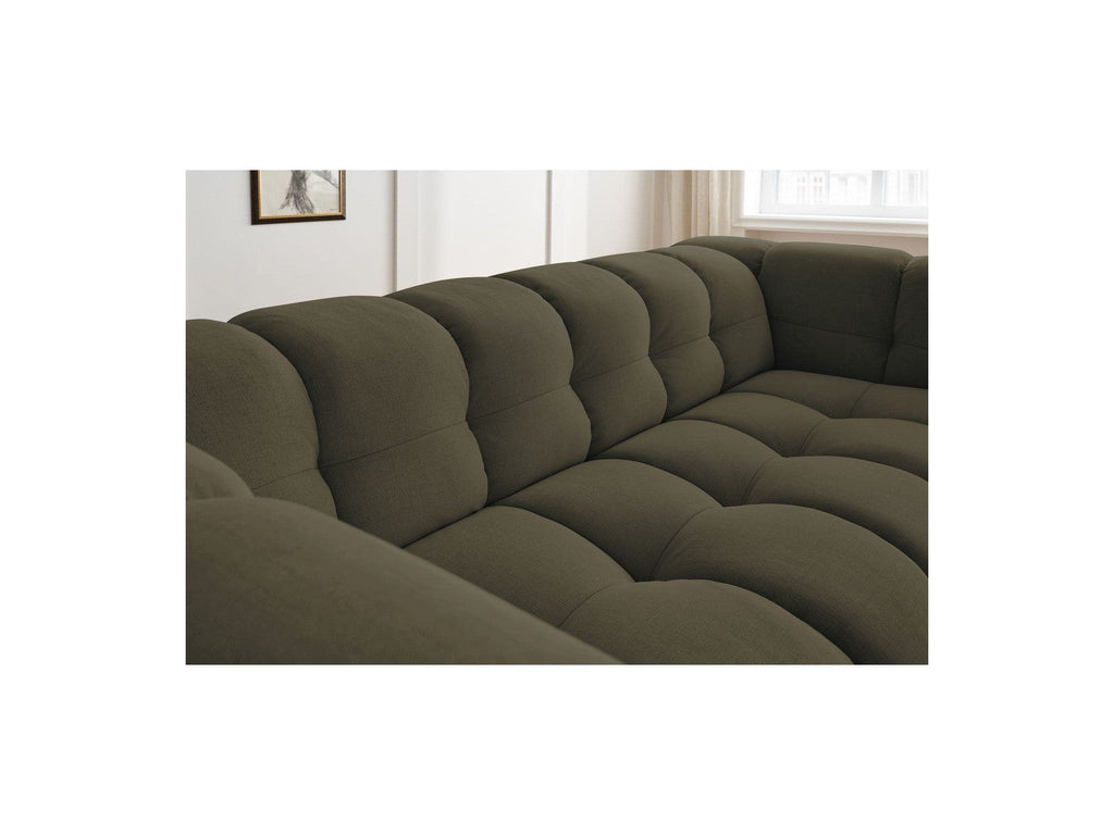 Cloud - Canapé Droit Fixe 3 Places - Tissu Lisse