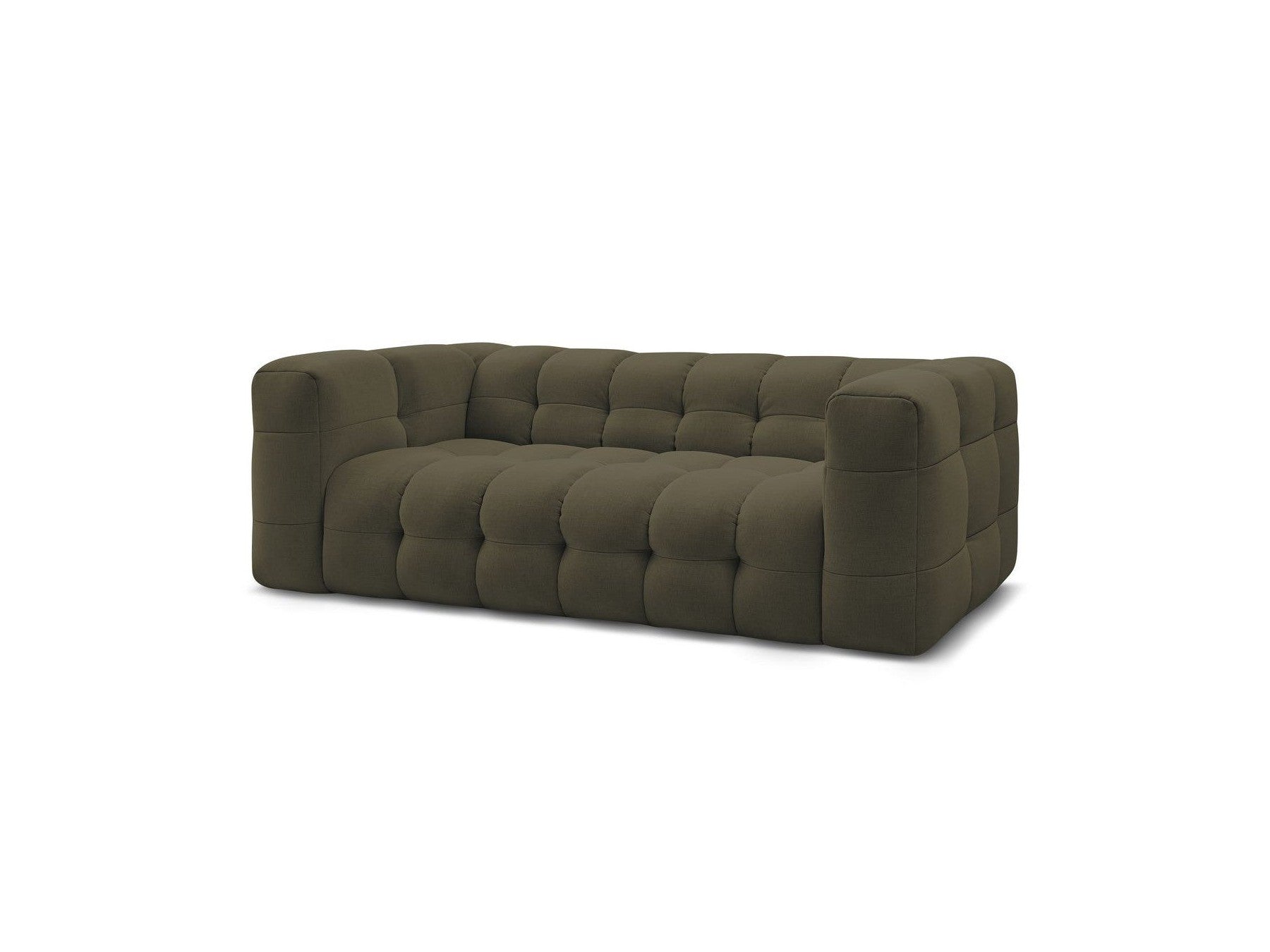 Cloud - Canapé Droit Fixe 3 Places - Tissu Lisse