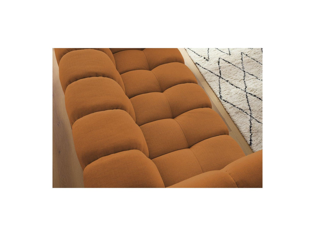 Cloud - Canapé Droit Fixe 3 Places - Tissu Lisse