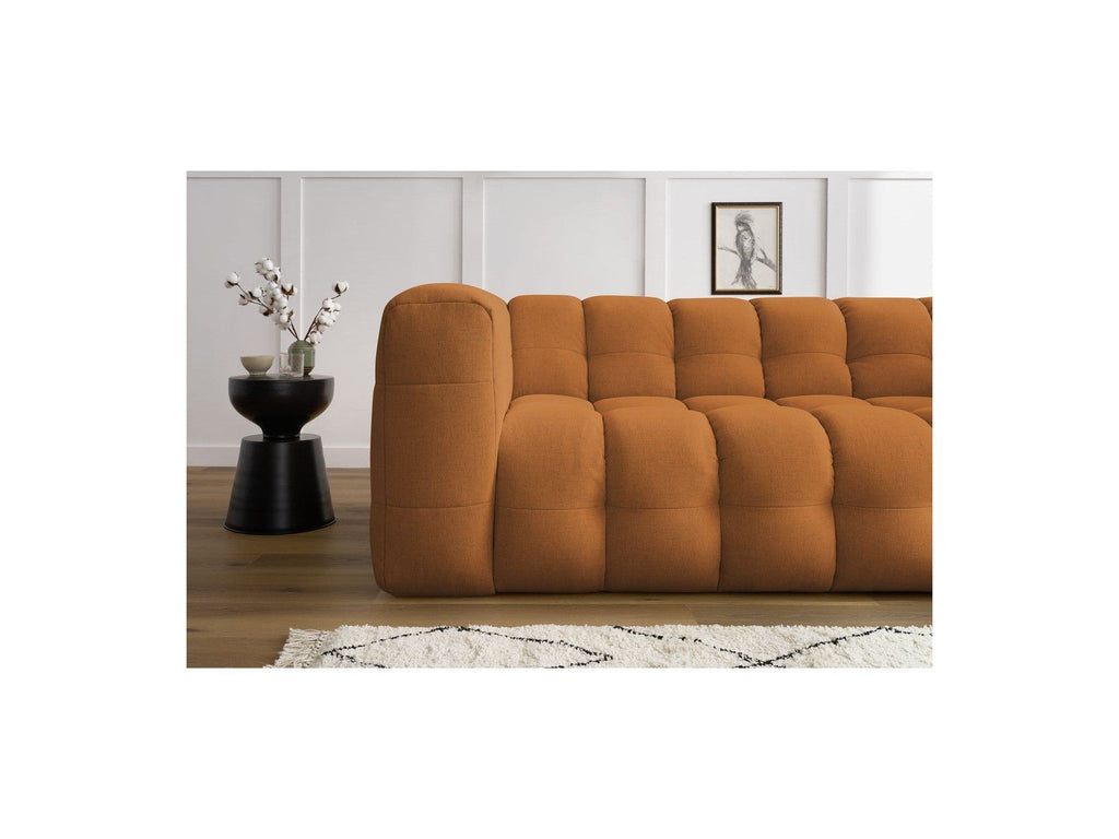 Cloud - Canapé Droit Fixe 3 Places - Tissu Lisse
