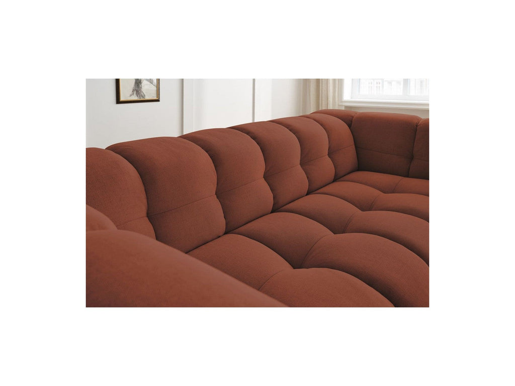 Cloud - Canapé Droit Fixe 3 Places - Tissu Lisse